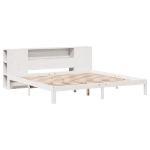 Giroletto con Libreria senza Materasso 180x200 cm in Legno Pino