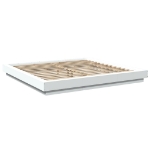 Giroletto con Luci LED Bianco 200x200 cm in Legno Multistrato