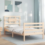 Giroletto con Testiera 100x200 cm in Legno Massello