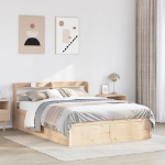 Giroletto con Testiera 120x190 cm in Legno Massello di Pino