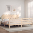 Giroletto con Testiera 200x200 cm in Legno Massello