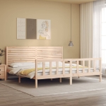 Giroletto con Testiera 200x200 cm in Legno Massello