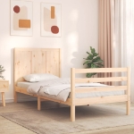 Giroletto con Testiera 90x200 cm in Legno Massello