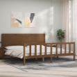 Giroletto con Testiera ambra 200x200 cm in Legno Massello
