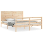 Giroletto con Testiera King Size in Legno Massello