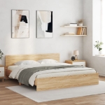 Giroletto con Testiera Rovere Sonoma 180x200 cm