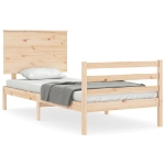 Giroletto con Testiera Small Single in Legno Massello
