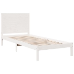 Giroletto Extra Lungo senza Materasso Bianco 100x220cm Massello