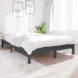 Giroletto Grigio 150x200 cm in Legno Massello di Pino King Size