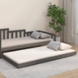 Giroletto Grigio 80x200 cm in Legno Massello di Pino