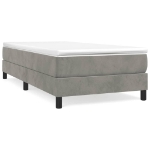 Giroletto Grigio Chiaro 90x190 cm in Velluto