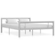 Giroletto Grigio e Bianco in Metallo 140x200 cm