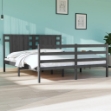 Giroletto Grigio in Legno Massello di Pino 140x190 cm