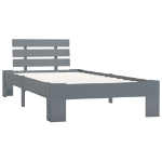 Giroletto Grigio in Legno Massello di Pino 90x200 cm