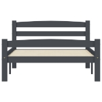 Giroletto Grigio Scuro in Legno Massello di Pino 100x200 cm