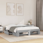 Giroletto Grigio Sonoma 150x200 cm in Legno Multistrato