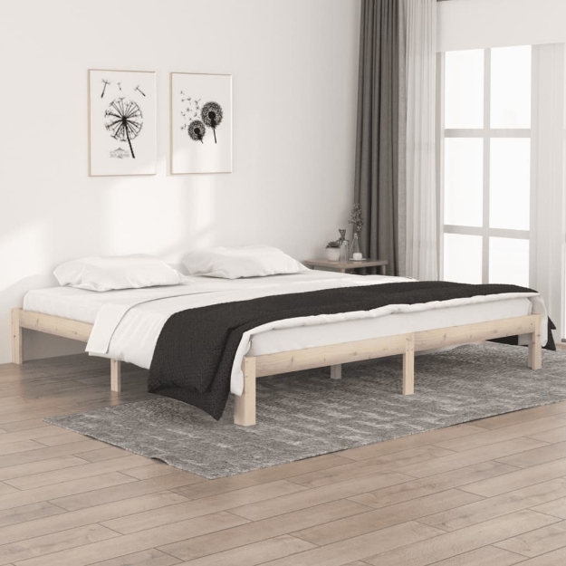 Giroletto in Legno Massello di Pino 200x200 cm