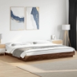 Giroletto Luci LED Rovere Marrone 200x200 cm Legno Multistrato