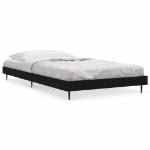 Giroletto Nero 90x190 cm in Legno Multistrato