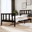 Giroletto Nero in Legno Massello 100x200 cm
