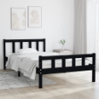 Giroletto Nero in Legno Massello 100x200 cm