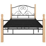 Giroletto Nero in Metallo 90x200 cm