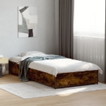 Giroletto Rovere Fumo 90x190 cm in Legno Multistrato e Metallo