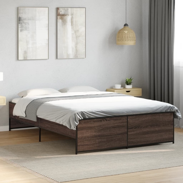 Giroletto Rovere Marrone 120x190cm in Legno Multistrato Metallo