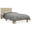 Giroletto Rovere Sonoma 100x200 cm Legno Multistrato e Metallo