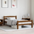 Giroletto senza Materaso Ambrato in Legno di Pino 100x200cm