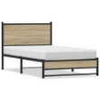 Giroletto senza Materaso in Metallo Rovere Sonoma 100x190 cm