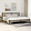 Giroletto senza Materaso in Metallo Rovere Sonoma 193x203 cm