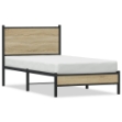 Giroletto senza Materaso in Metallo Rovere Sonoma 75x190 cm