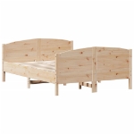 Giroletto senza Materasso 160x200 cm in Legno Massello di Pino
