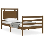Giroletto senza Materasso Ambra 90x200cm Legno Massello