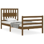 Giroletto senza Materasso Ambra 90x200cm Legno Massello