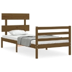 Giroletto senza Materasso Ambra 90x200cm Legno Massello