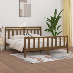 Giroletto senza Materasso Ambra in Legno di Pino 200x200 cm