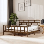 Giroletto senza Materasso Ambra in Legno Massello 200x200 cm