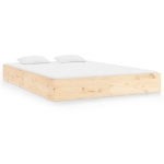 Giroletto senza Materasso Ambrato in Legno Massello 140x200 cm