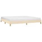 Giroletto senza Materasso Crema 200x200 cm in Tessuto