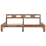 Giroletto senza Materasso in Legno Massello 200x200 cm