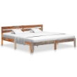 Giroletto senza Materasso in Legno Massello 200x200 cm