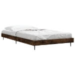 Giroletto senza Materasso Rovere Fumo 100x200 cm in Truciolato