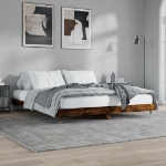 Giroletto senza Materasso Rovere Fumo 120x200 cm in Truciolato