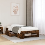 Giroletto senza Materasso Rovere Fumo 90x190 cm in Truciolato