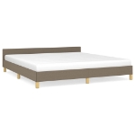 Giroletto senza Materasso Tortora 160x200 cm in Tessuto