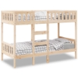 Letto a Castello 90x200 cm in Legno Massello di Pino