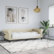 Letto da Giorno Crema 80x200 cm in Similpelle