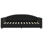 Letto da Giorno Nero 90x200 cm in Velluto